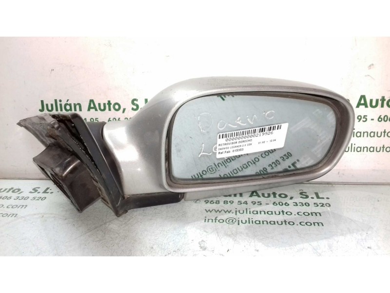 Recambio de retrovisor derecho para daewoo leganza 2.0 cdx referencia OEM IAM 015353  ELECTRICO