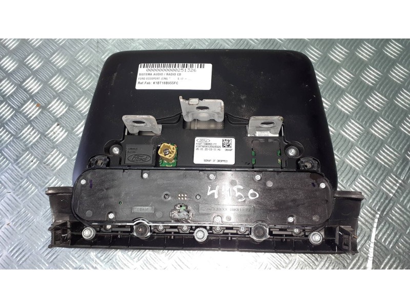 Recambio de sistema audio / radio cd para ford ecosport (cr6) referencia OEM IAM K1BT18B955FC XXXX18KL811XX 18B955