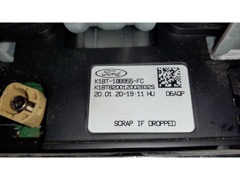 Recambio de sistema audio / radio cd para ford ecosport (cr6) referencia OEM IAM K1BT18B955FC XXXX18KL811XX 18B955