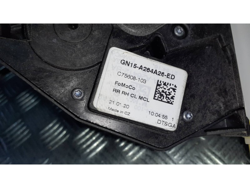 Recambio de cerradura puerta trasera derecha para ford ecosport (cr6) referencia OEM IAM GN15A264A26ED C75608103 
