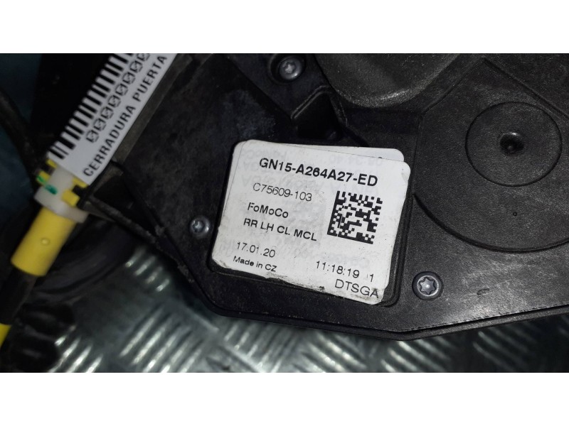 Recambio de cerradura puerta trasera izquierda para ford ecosport (cr6) referencia OEM IAM GN15A264A27ED  