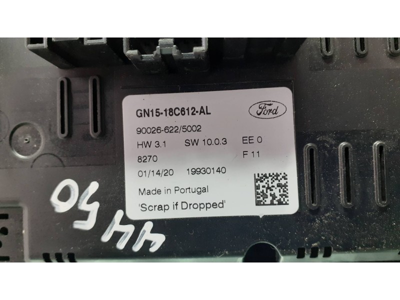 Recambio de mando climatizador para ford ecosport (cr6) referencia OEM IAM GN1518C612AL 90026622 18C612