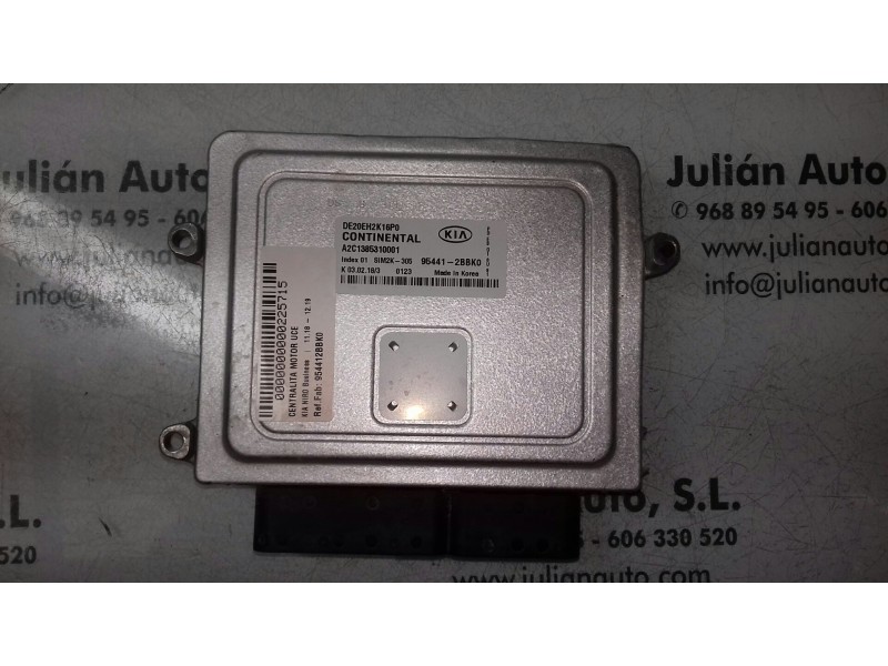 Recambio de centralita motor uce para kia niro business referencia OEM IAM 954412BBK0 A2C1385310001 PDE0G16US1