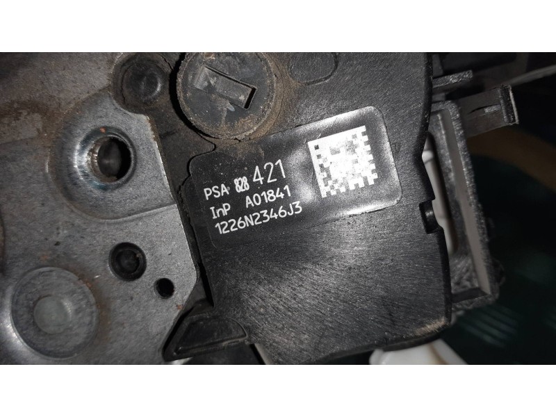 Recambio de cerradura puerta trasera izquierda para citroen berlingo cuadro referencia OEM IAM 1226N2346J3 3253801725 