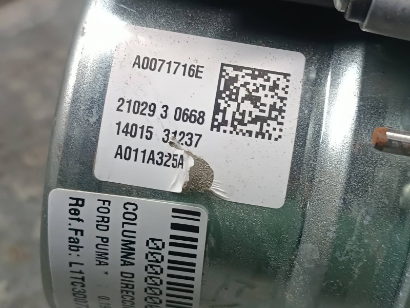 Recambio de columna direccion para ford puma referencia OEM IAM L1TC3D077CA A0071716E FOMOCO