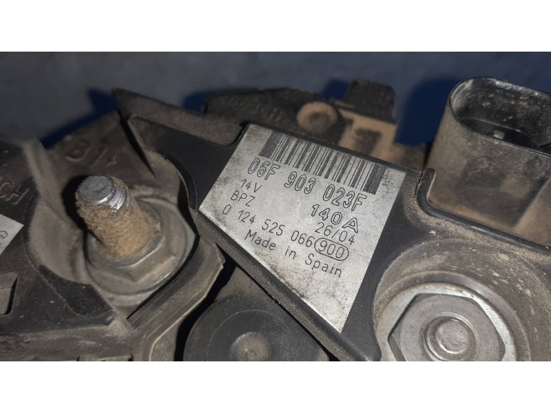 Recambio de alternador para volkswagen golf v berlina (1k1) referencia OEM IAM 06F903023F 0124525066 140A