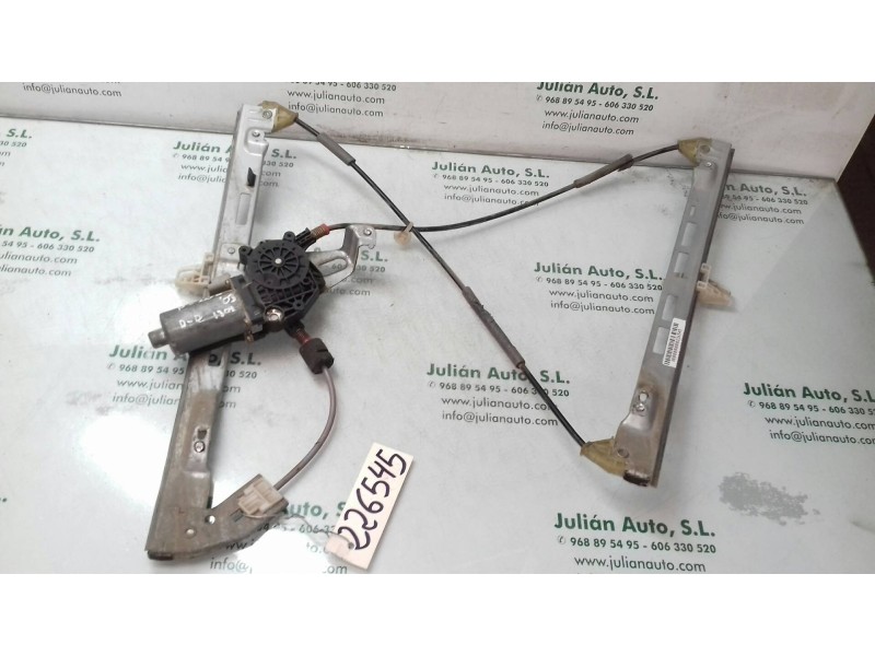 Recambio de elevalunas delantero derecho para peugeot 206 berlina xn referencia OEM IAM 10134N45 2 PINES ELECTRICO