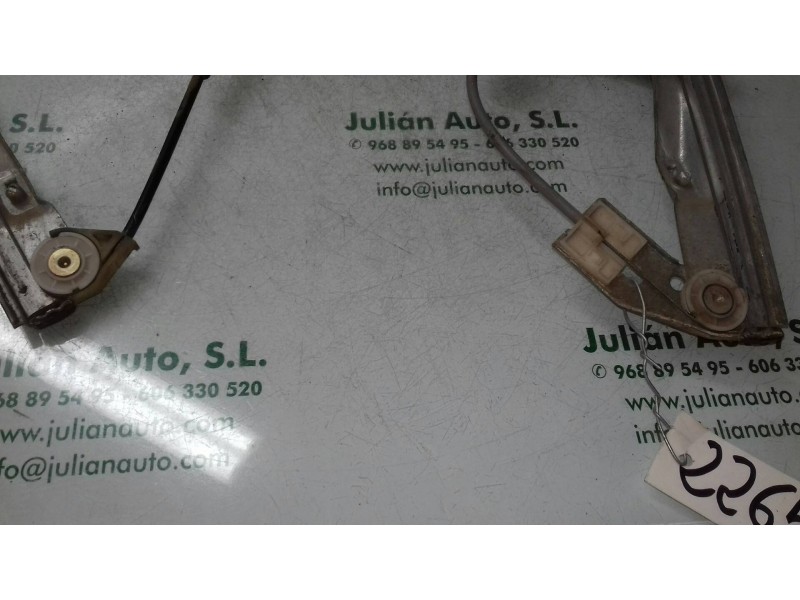 Recambio de elevalunas delantero derecho para peugeot 206 berlina xn referencia OEM IAM 10134N45 2 PINES ELECTRICO