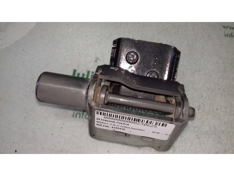 Recambio de retenedor puerta para renault clio iii confort expression referencia OEM IAM 4163470  TRASERA DERECHA