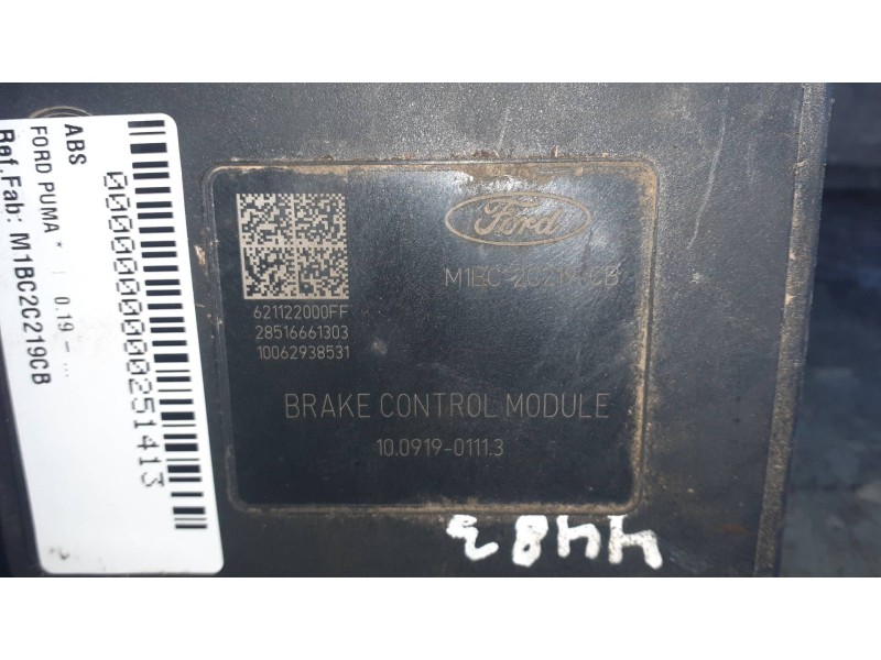 Recambio de abs para ford puma referencia OEM IAM M1BC2C219CB 621122000FF 28516661303