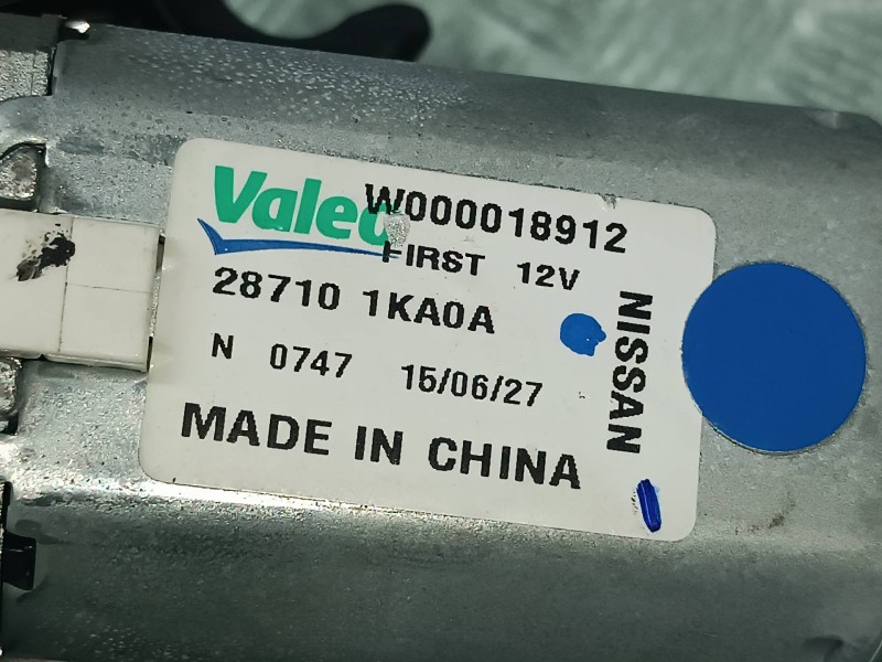 Recambio de motor limpia trasero para nissan pulsar (c13) referencia OEM IAM 287101KA0A VALEO W000018912