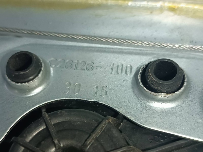 Recambio de elevalunas trasero derecho para nissan pulsar (c13) referencia OEM IAM 827003ZL0A CONCTOR 2 PINES ELECTRICO