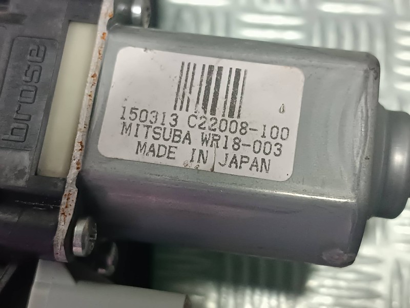 Recambio de elevalunas delantero derecho para nissan pulsar (c13) referencia OEM IAM 807003ZL0B CONECTOR 2 PINES ELECTRICO