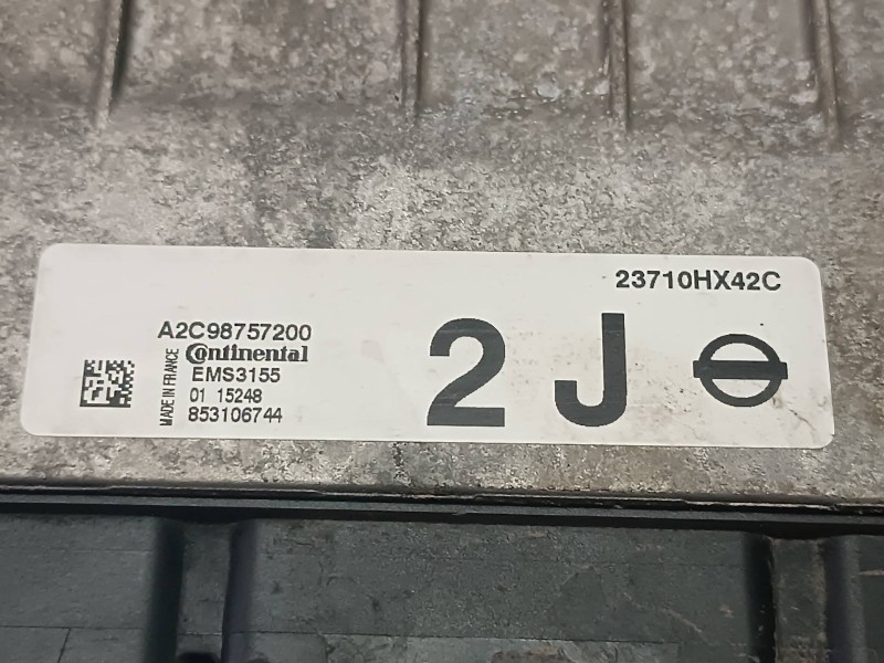 Recambio de centralita motor uce para nissan pulsar (c13) referencia OEM IAM A2C96757200 23710HX42C CONTINENTAL