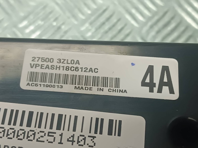 Recambio de mando climatizador para nissan pulsar (c13) referencia OEM IAM 275003ZL0A  CONECTOR 10 PINES