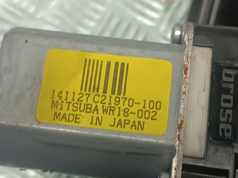 Recambio de elevalunas delantero izquierdo para nissan pulsar (c13) referencia OEM IAM 807013ZL0B CONECTOR 6 PINES ELECTRICO