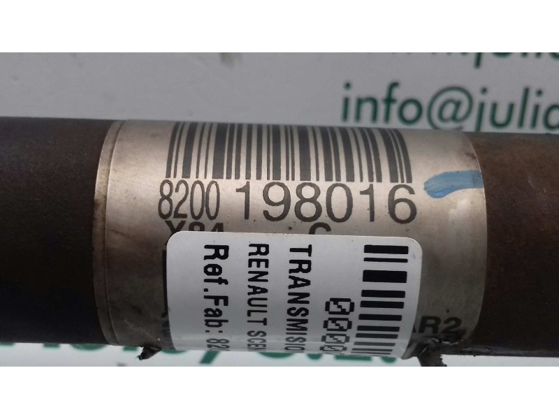 Recambio de transmision delantera izquierda para renault scenic ii confort authentique referencia OEM IAM 8200198016  