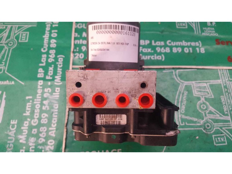 Recambio de abs para citroen c4 berlina 1.6 16v hdi fap referencia OEM IAM 0265234144 9649988180 9657352680