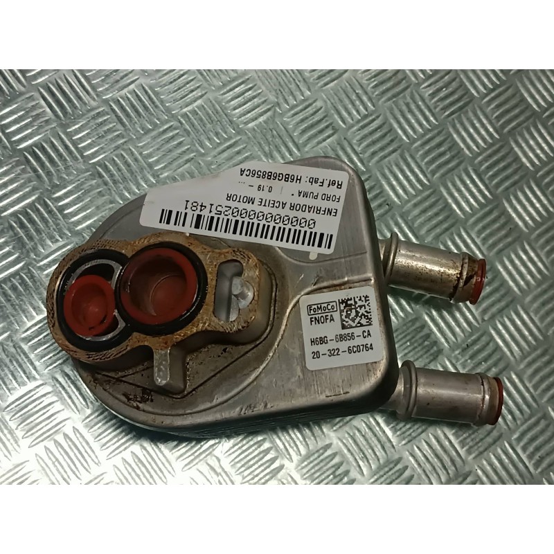 Recambio de enfriador aceite motor para ford puma referencia OEM IAM H6BG6B856CA 203226C0764 FOMOCO