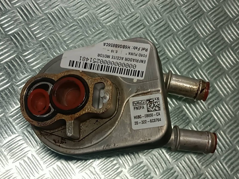 Recambio de enfriador aceite motor para ford puma referencia OEM IAM H6BG6B856CA 203226C0764 FOMOCO