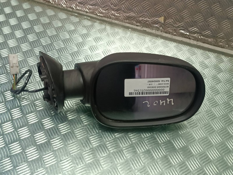Recambio de retrovisor derecho para dacia logan referencia OEM IAM 8200240597 233640001 ELECTRICO