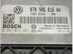 Recambio de centralita motor uce para volkswagen touareg (7la) referencia OEM IAM 070906016AA  0281011481 2