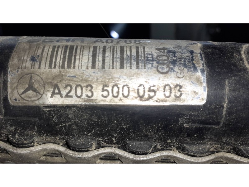 Recambio de radiador agua para mercedes-benz clase clk (w209) coupe referencia OEM IAM A2035000503  