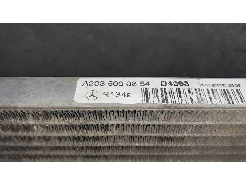Recambio de condensador / radiador aire acondicionado para mercedes-benz clase c (w203) berlina referencia OEM IAM A2035000854  