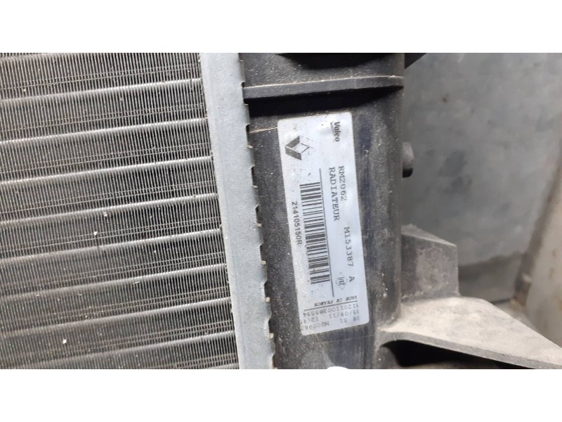 Recambio de radiador agua para renault megane iii berlina 5 p referencia OEM IAM M153387A 214105150R 