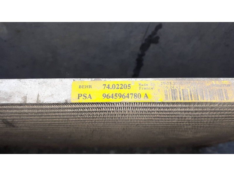Recambio de condensador / radiador aire acondicionado para citroen xsara picasso referencia OEM IAM 9645964780A 7402205 