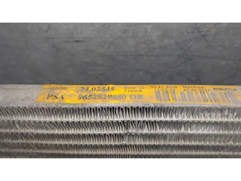 Recambio de condensador / radiador aire acondicionado para citroen xsara picasso referencia OEM IAM 9652829880  