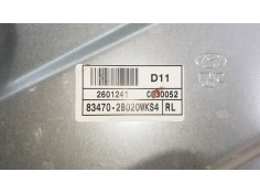 Recambio de elevalunas trasero izquierdo para hyundai santa fe (bm) 2.2 crdi classic (2wd) referencia OEM IAM 2601241 83470 2B02 2