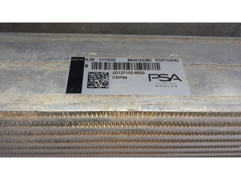 Recambio de intercooler para opel mokka referencia OEM IAM 9824742280 JD1271006520 
