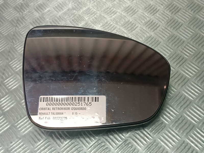 Recambio de cristal retrovisor izquierdo para renault talisman referencia OEM IAM 80223735 096397408 