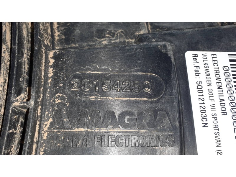 Recambio de electroventilador para volkswagen golf vii sportsvan referencia OEM IAM 5Q0121203CN 23154250 