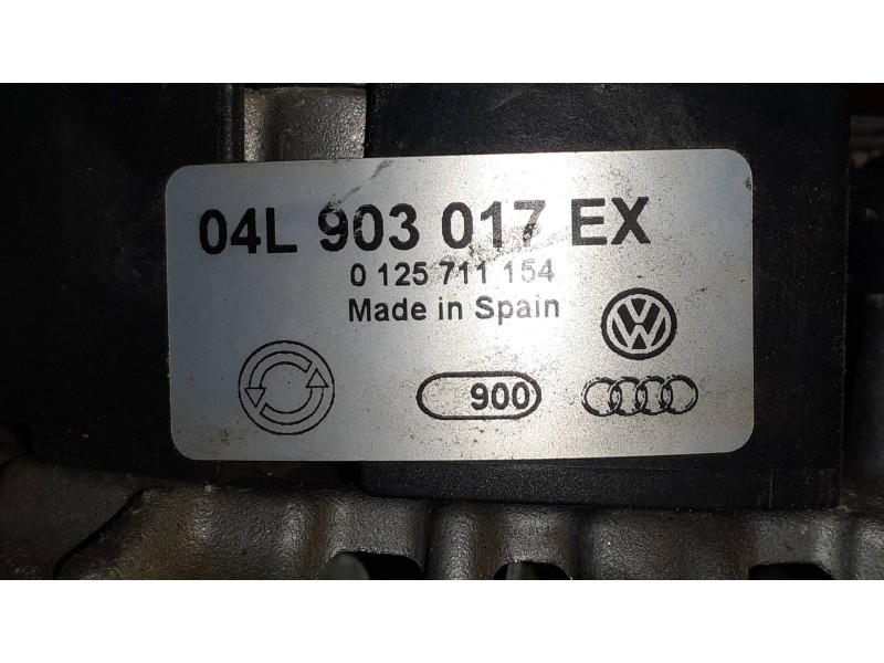 Recambio de alternador para audi a4 ber. (b8) basis referencia OEM IAM 04L903017E BOSCH 150A
