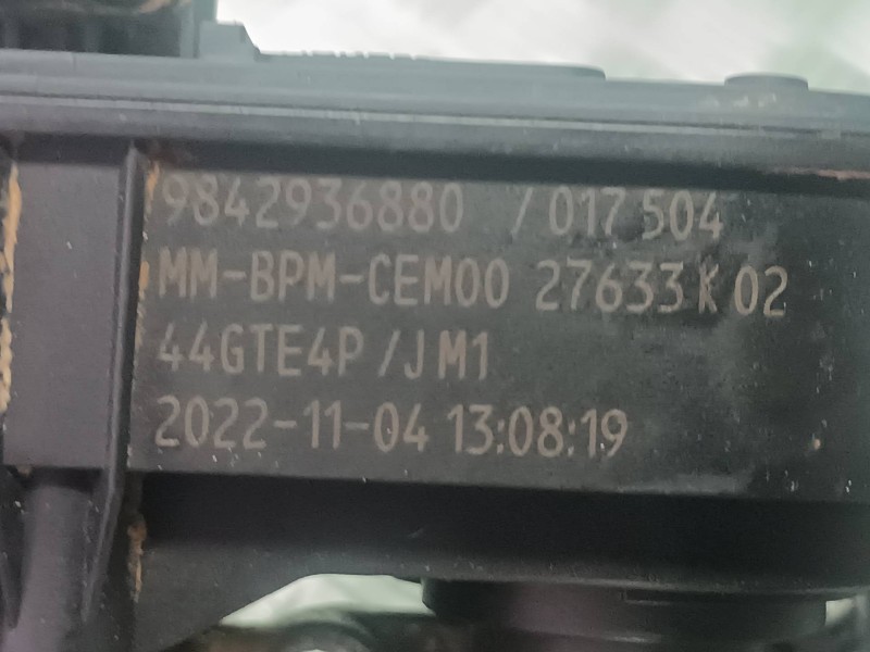 Recambio de caja mariposa para opel mokka referencia OEM IAM 9842936880 44GTE4P 6 PINES