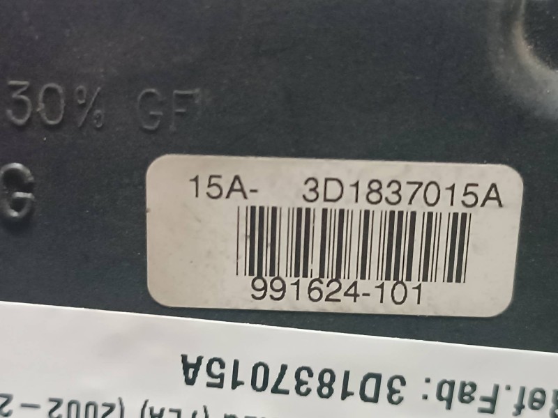 Recambio de cerradura puerta delantera izquierda para volkswagen touareg (7la) referencia OEM IAM 3D1837015A CONECTOR 9 PINES EL