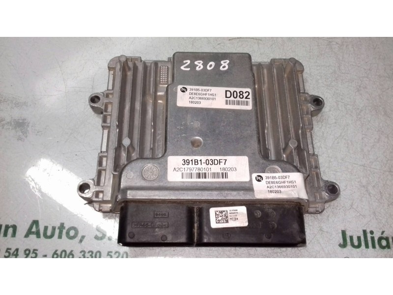 Recambio de centralita motor uce para kia niro business referencia OEM IAM 391B103DF7 A2C1366930101 391B503DF7