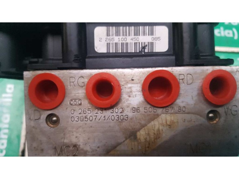 Recambio de abs para peugeot 307 break / sw (s1) break xr referencia OEM IAM 0265231302 9650576780 0265800301