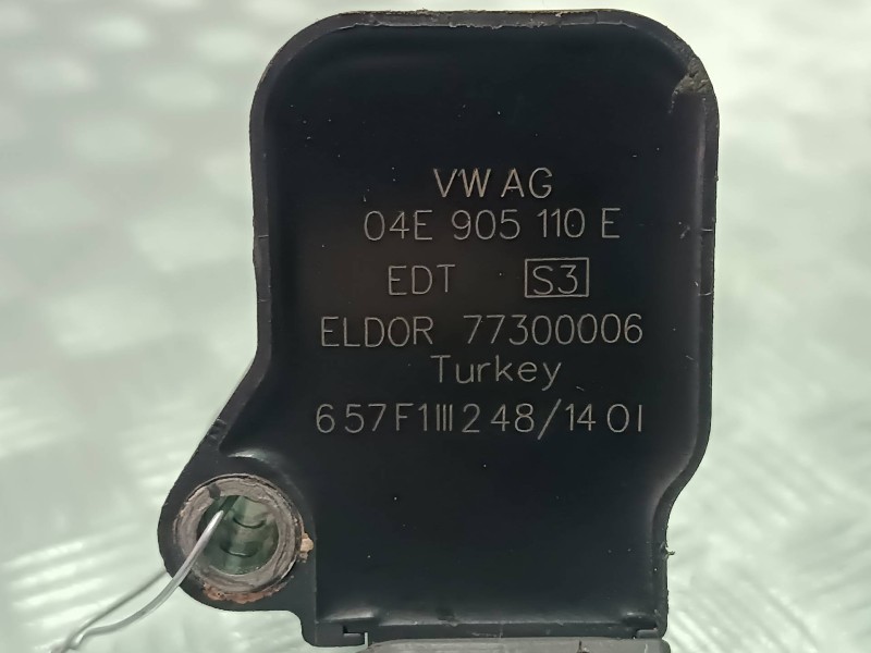 Recambio de bobina encendido para volkswagen golf vii sportsvan referencia OEM IAM 04E905110E 04E905199A 4 PINES