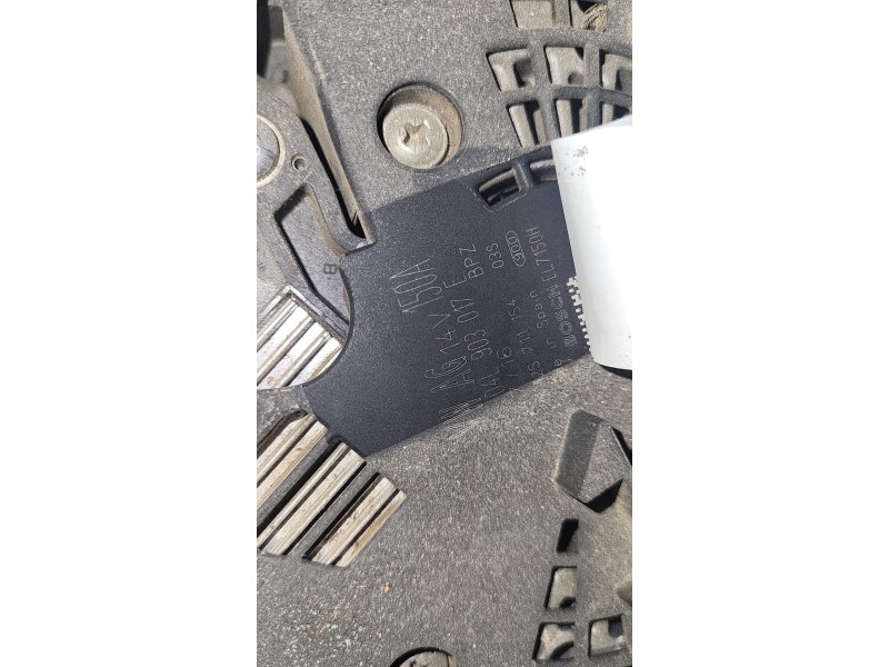 Recambio de alternador para audi a4 ber. (b8) basis referencia OEM IAM 04L903017E BOSCH 150A