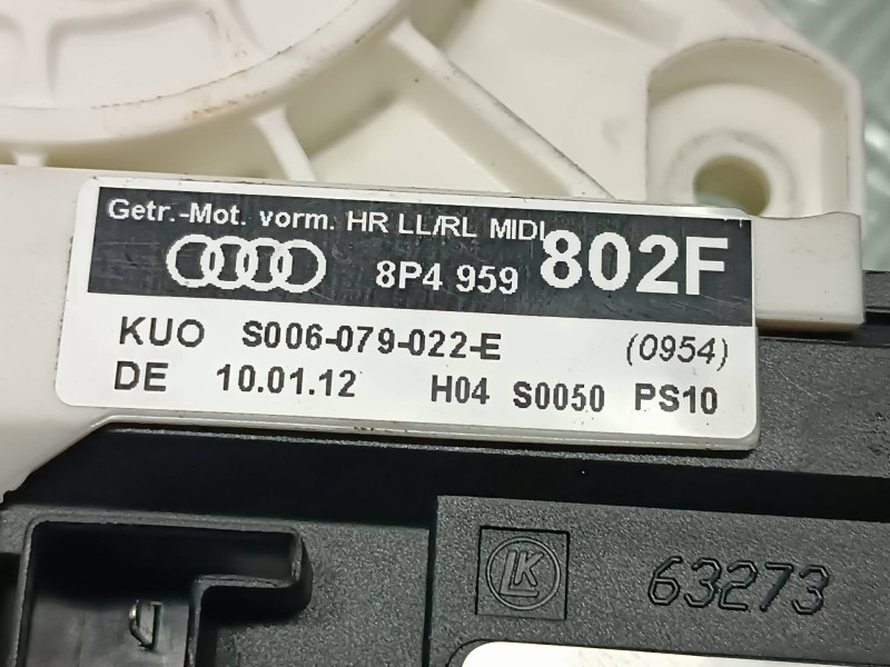 Recambio de motor elevalunas trasero derecho para audi a3 (8p) referencia OEM IAM 0130822263 8P4959802F 