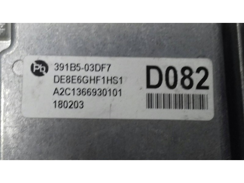 Recambio de centralita motor uce para kia niro business referencia OEM IAM 391B103DF7 A2C1366930101 391B503DF7
