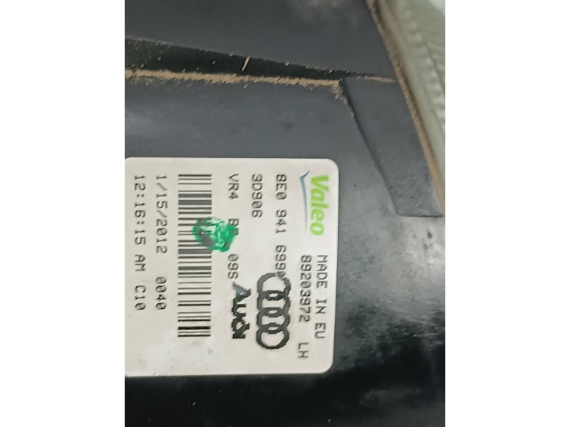 Recambio de faro antiniebla izquierdo para audi a3 (8p) referencia OEM IAM 8E09416990 89203972 