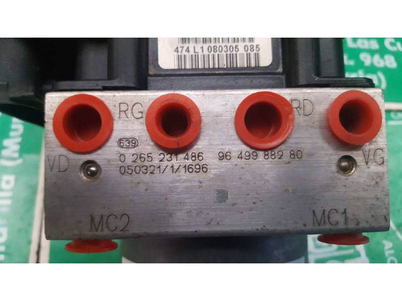 Recambio de abs para peugeot 307 (s1) xr clim plus referencia OEM IAM 0265231486 9649988280 9657352780