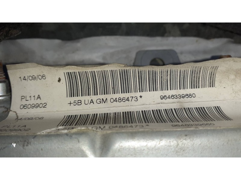 Recambio de airbag delantero derecho para citroen c4 berlina collection referencia OEM IAM 9646339680 0609902 