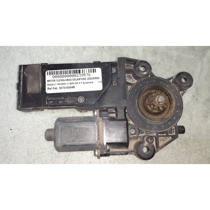 Recambio de motor elevalunas delantero izquierdo para renault megane iii berlina 5 p dynamique referencia OEM IAM 807310004R 969