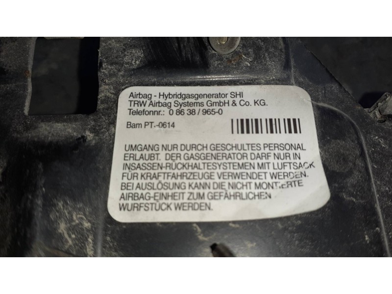 Recambio de airbag lateral delantero izquierdo para mercedes-benz clase m (w163) referencia OEM IAM A1638600605 30307146 