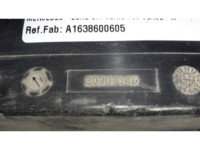 Recambio de airbag lateral delantero izquierdo para mercedes-benz clase m (w163) referencia OEM IAM A1638600605 30307146 